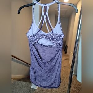 🍋 Lululemon Purple/Lilac Wild Tank with Built in Bra sz 6